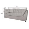 Sofá Muebles MPR Bonsai 3 Gris