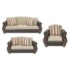 Juego de Living Innovamuebles New Bugambilia Sofá 3 Cuerpos + Sofá 2 Cuerpos + Butaca 1 Cuerpo 1 Cuerpo Beige 