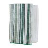 Pack 2 Paños de Cocina Casa Linda Lineas 40 x 60 cm Blanco Verde