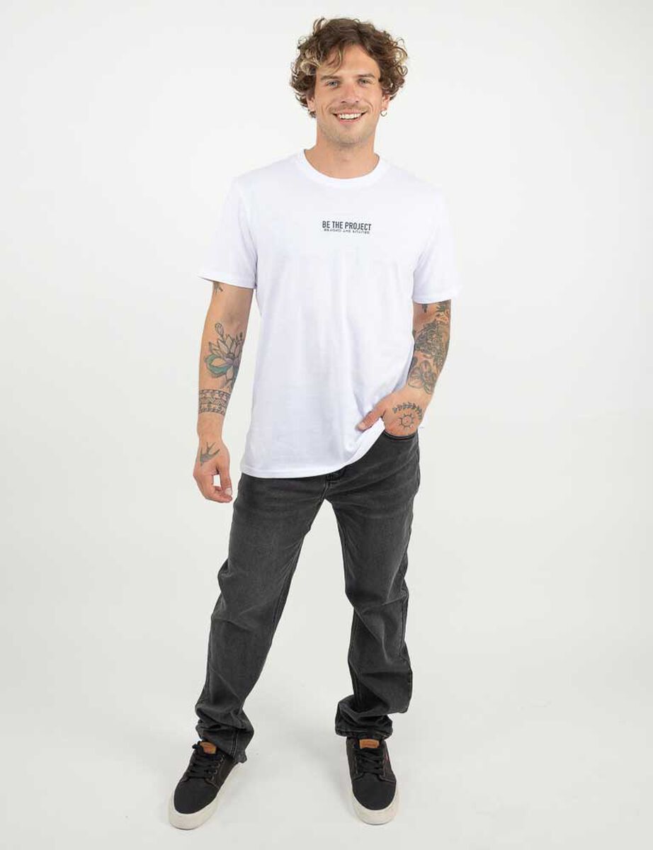Polera Con Estampado Manga Corta Hombre Zibel