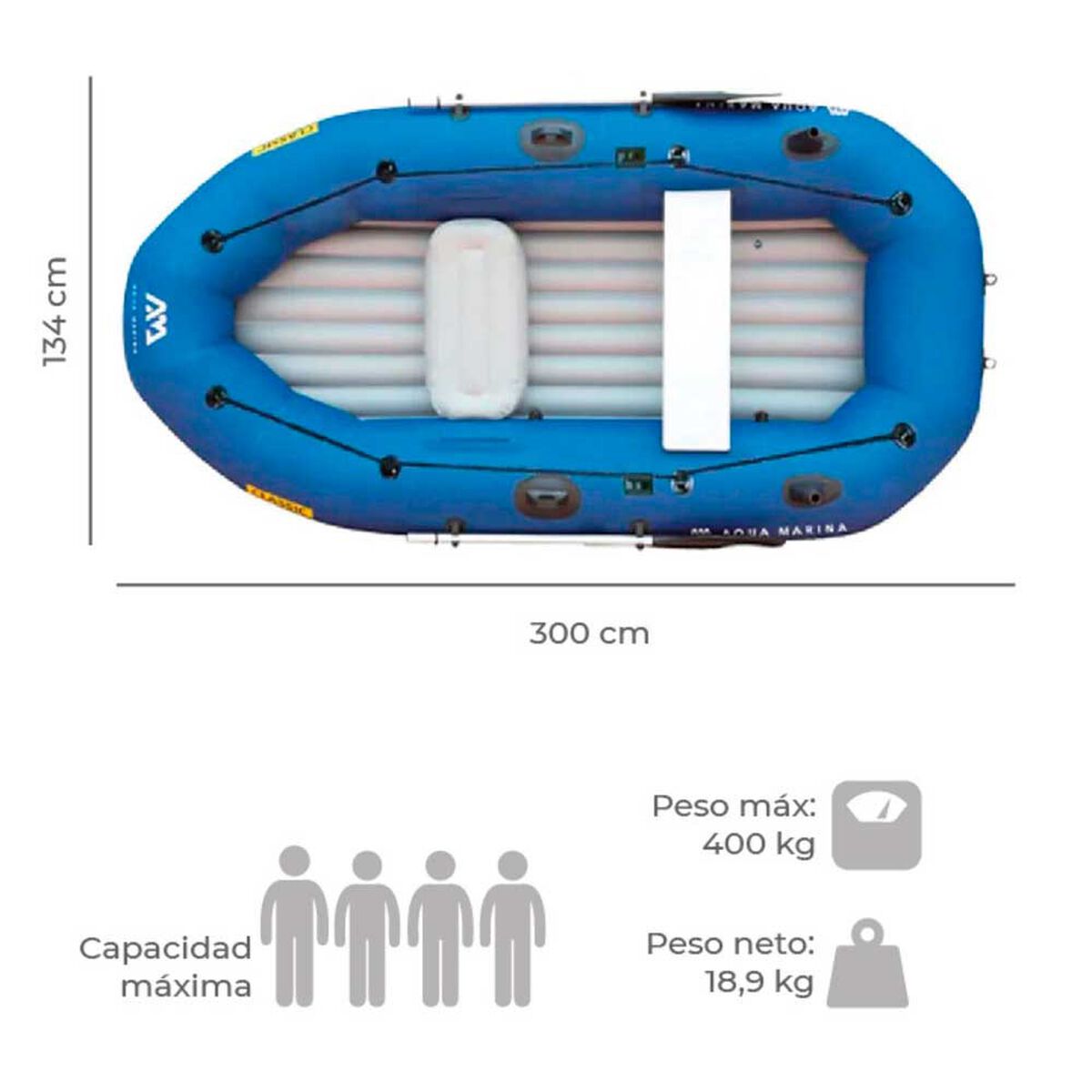 Bote Inflable Aqua Marina Classic