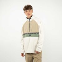 Polerón Polar Hombre Cutback Beige, Negro, Verde