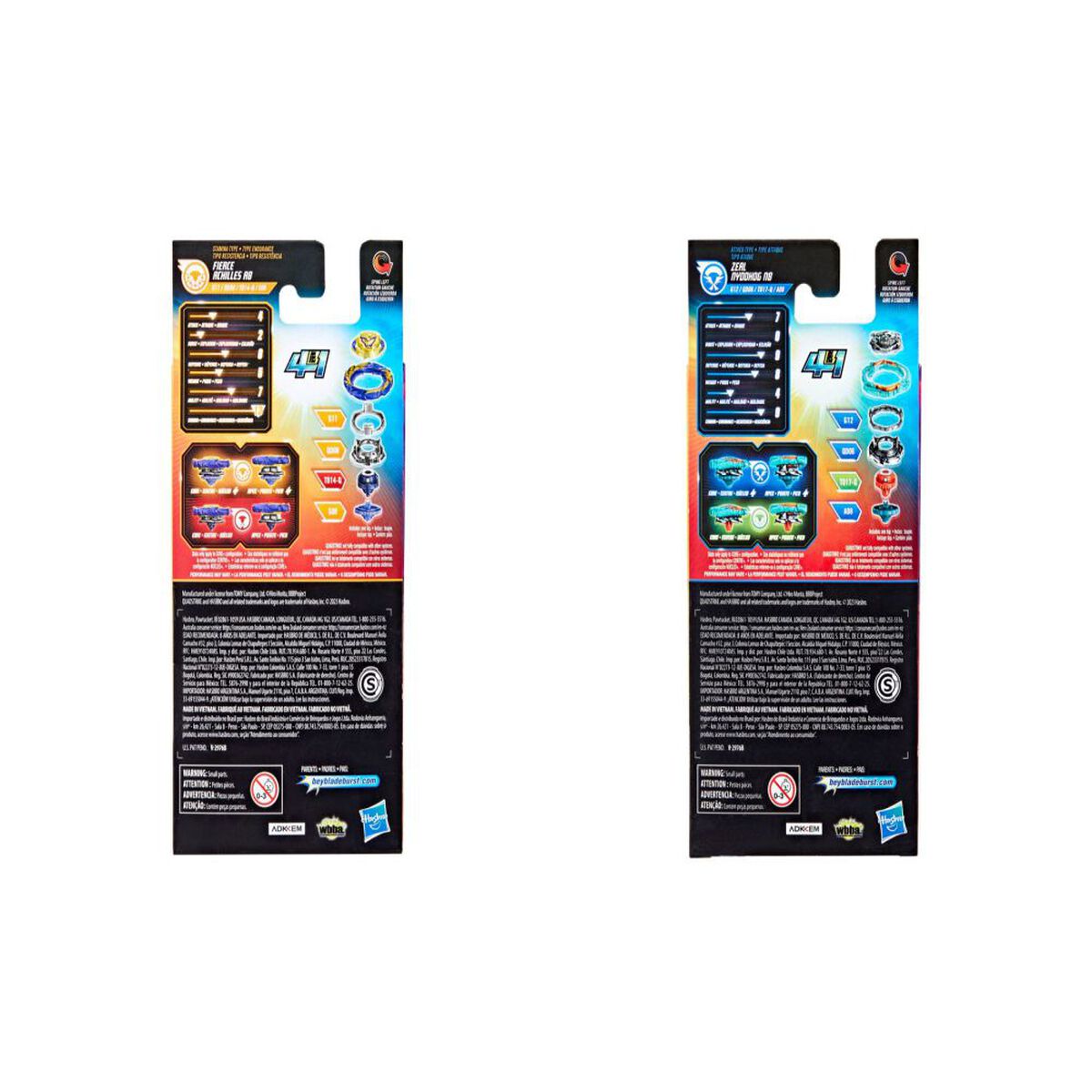 Trompo Beyblade Burst QuadStrike Set individual Surtido