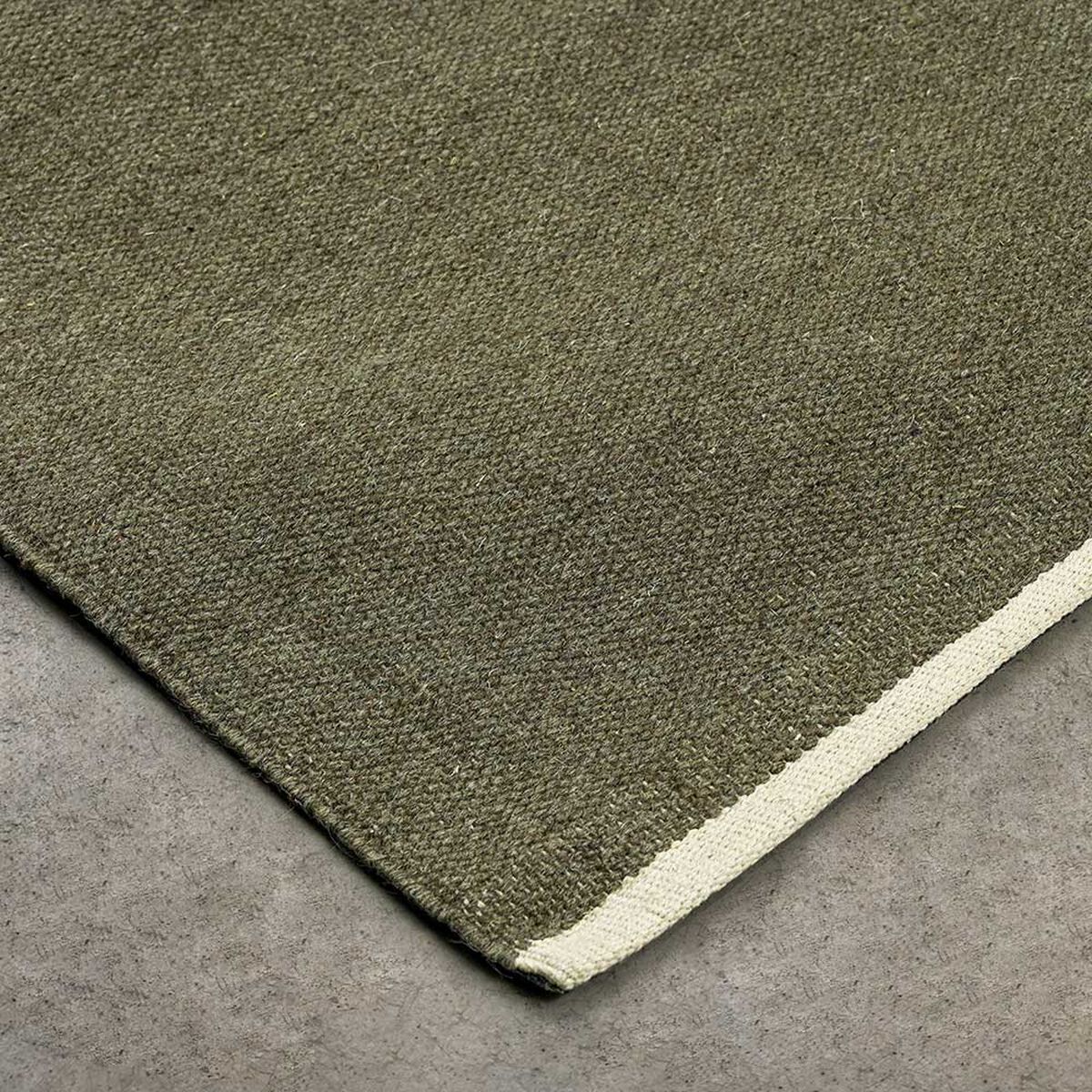 Alfombra Elements & Co Sage Lana Verde 220x290 cm