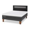 Cama Europea CIC 2 Plazas Ortopedic Advance + Respaldo Munich Negro