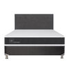 Box Spring CIC 2 Plazas New Ortopedic + Respaldo Eufrates