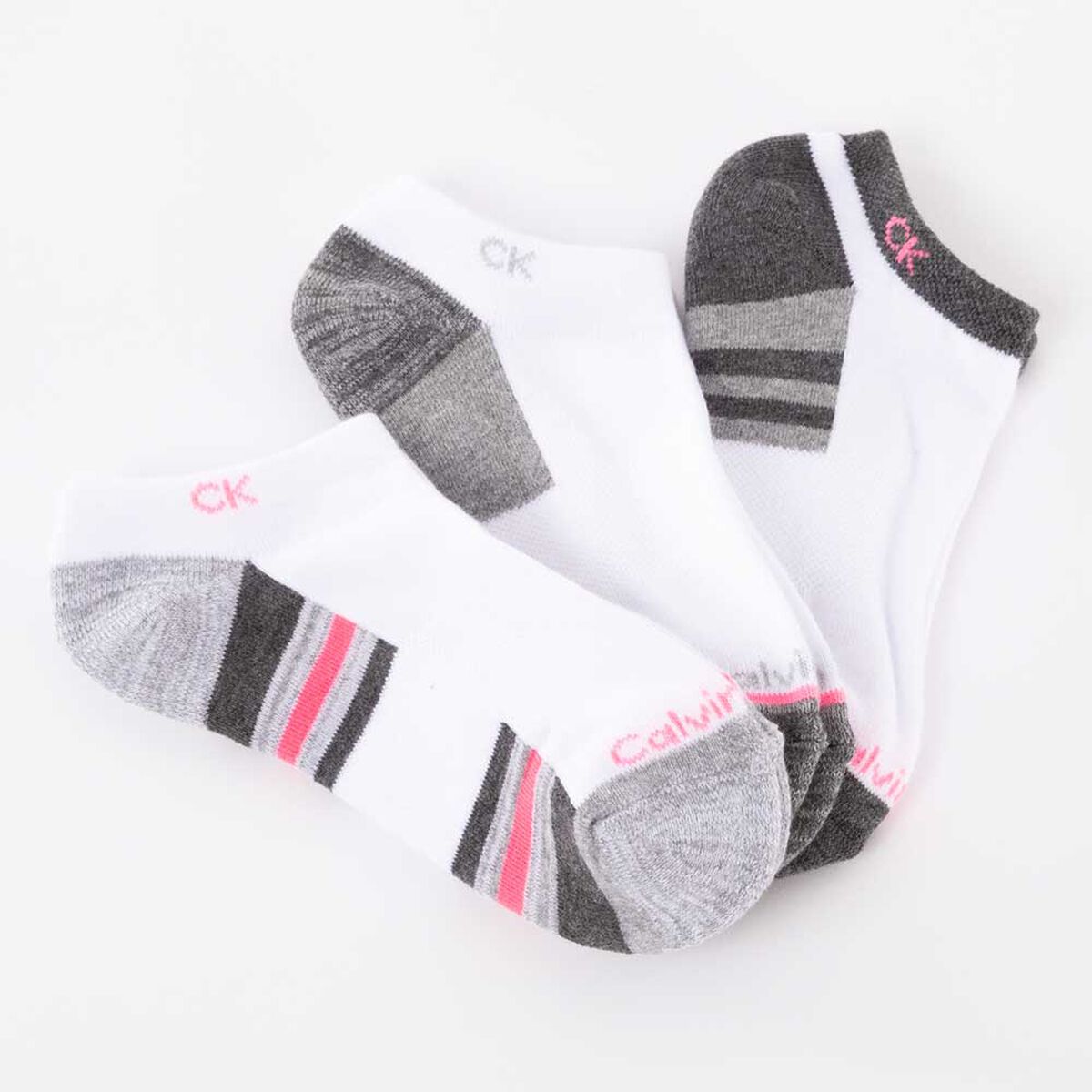 Pack 3 Calcetas de Algodón Blanco Mujer Calvin Klein