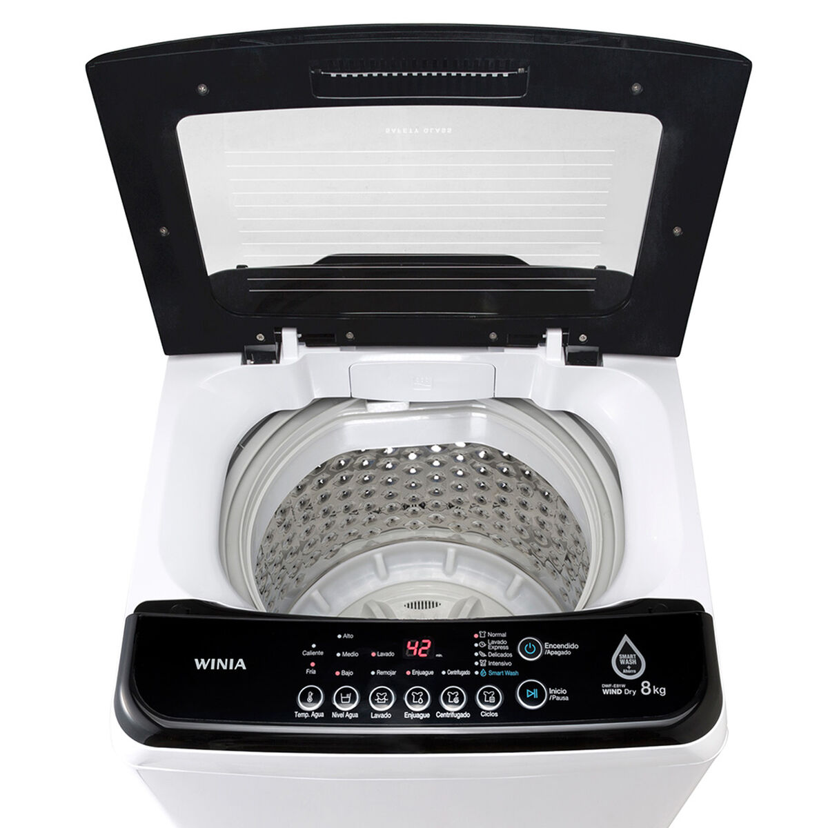 Lavadora Automática Winia DWF-E81W 8 kg.