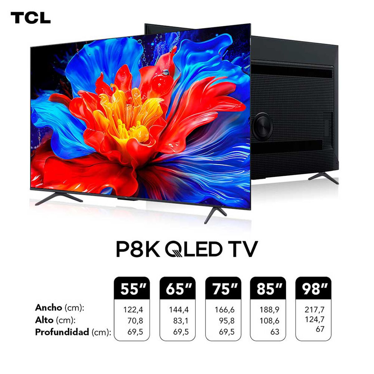 QLED Smart TV 75" 4K UHD P8K TCL