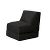 Sof&aacute; Cama Latam Home Velvet Bari 1 Cuerpo Negro