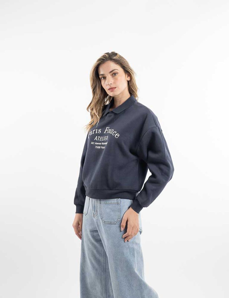 Poler&oacute;n Con Estampado Mujer Zibel