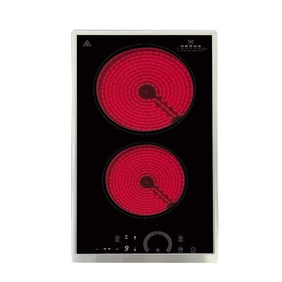 Imagen 1 del producto Encimera Vitrocerámica Ursus Trotter UT-VCT 2P INOX 2 Quemadores