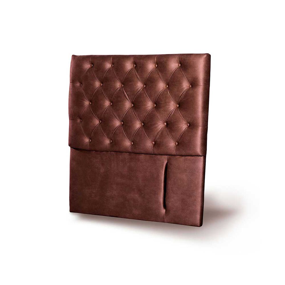 Respaldo Latam Home 1,5 Plazas Florencia Cuero Caf&eacute; Moro