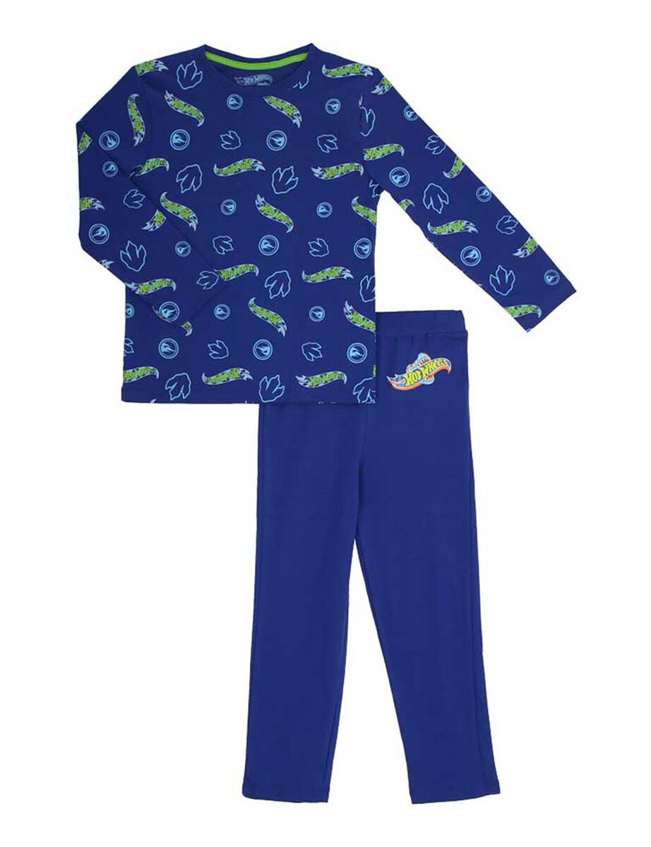 Pijama de Algodón Niño Hot Wheels