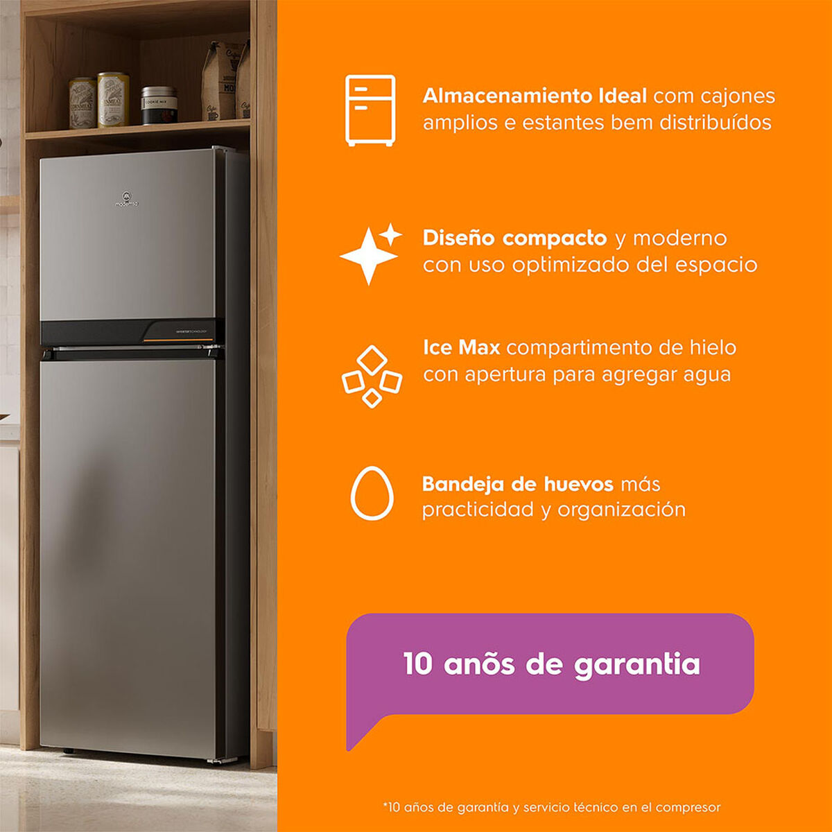 Refrigerador No Frost Mademsa Altus 1250IS 242 L