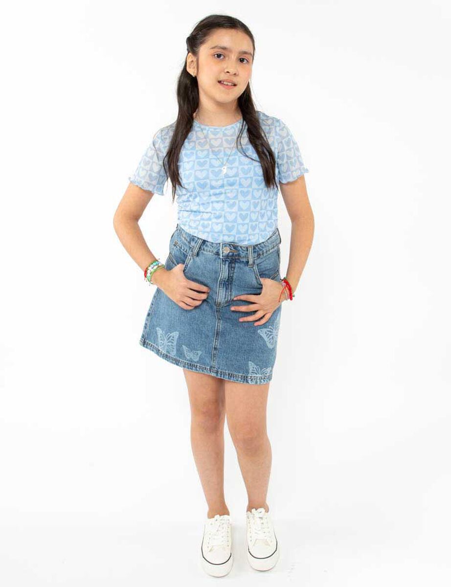 Falda Mariposas de Algodón Niña Mila
