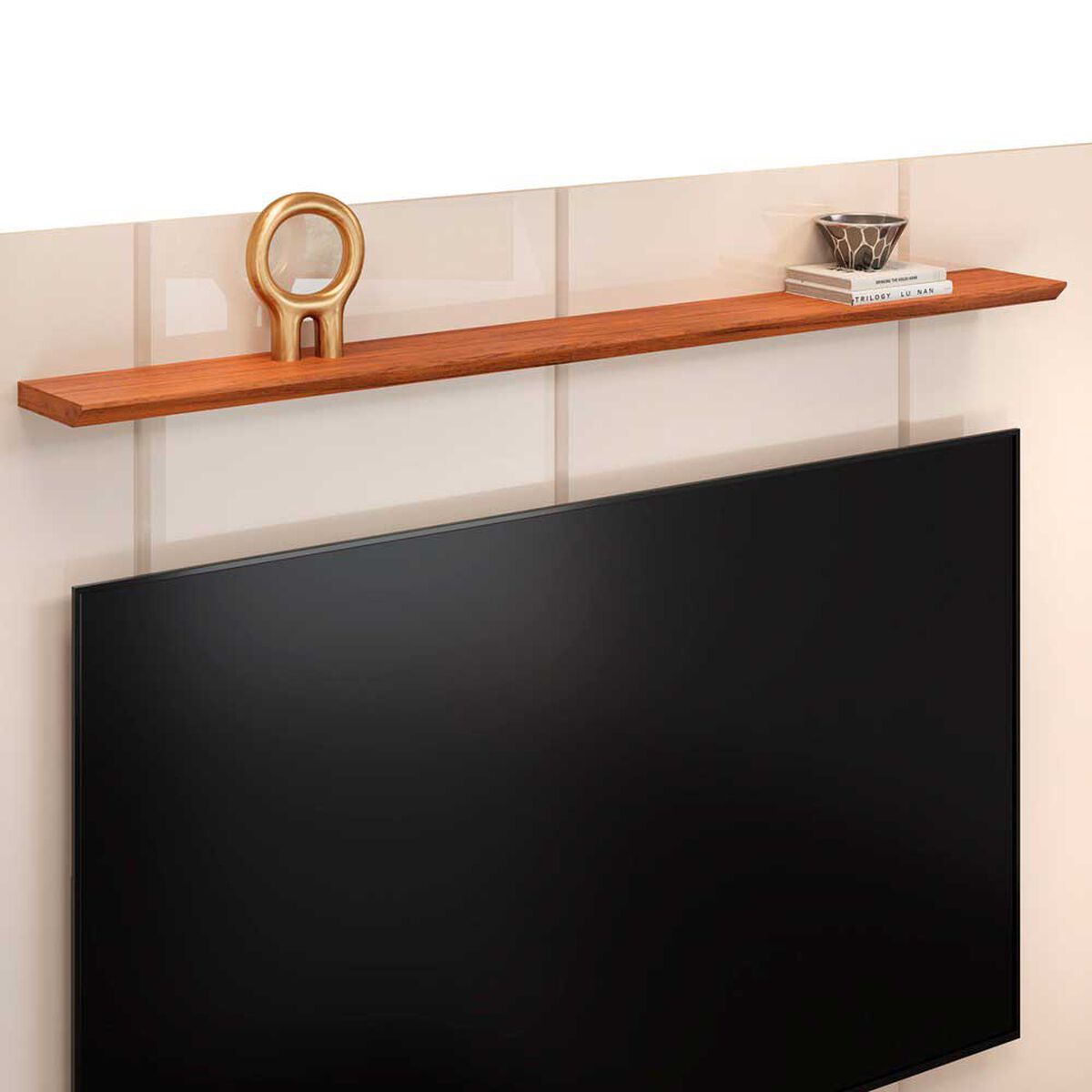 Panel TV Altavision Alana Blanco y Café