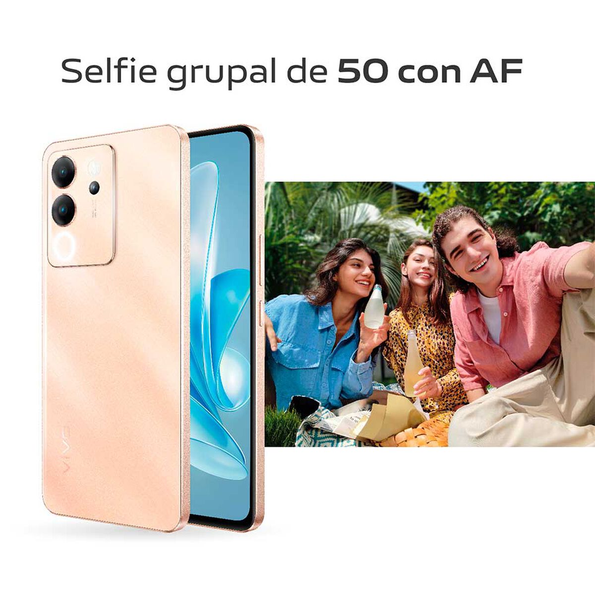 Celular Vivo V30 Lite 256GB 6,67" Rose Gold Liberado