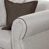 Juego de Living Black Factory Emili Sofá 3 Cuerpos + Dos Sillones 1 Cuerpo Crema