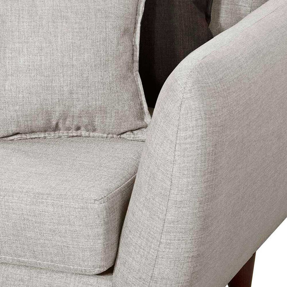 Sof&aacute; Black Factory Huevito 3 Cuerpos Crudo