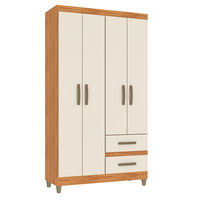 Clóset Vekkahome Lisboa 4 Puertas 2 Cajones Blanco