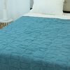 Frazada Doral 1,5 Plazas Chiporro Jacquard Liso Azul