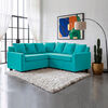 Seccional Latam Home Lucca 3 Cuerpos Turquesa