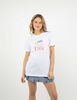 Polera Con Estampado Manga Corta Mujer Icono