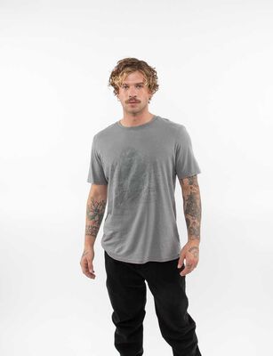 Imagen 1 del producto Polera Estampada Manga Corta Hombre Ypsd Gris, Verde