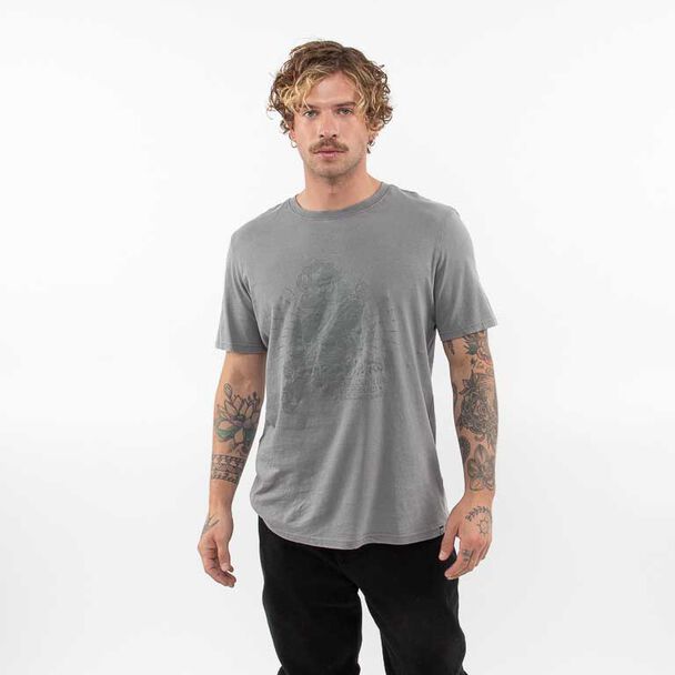 Polera Estampada Manga Corta Hombre Fiorucci