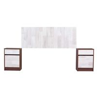 Respaldo King + 2 Veladores CIC Legno