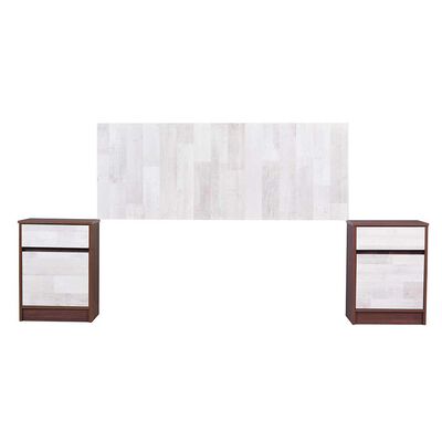 Imagen 1 del producto Respaldo King + 2 Veladores CIC Legno