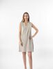 Vestido Lino Midi Sin Mangas Mujer Portman Club