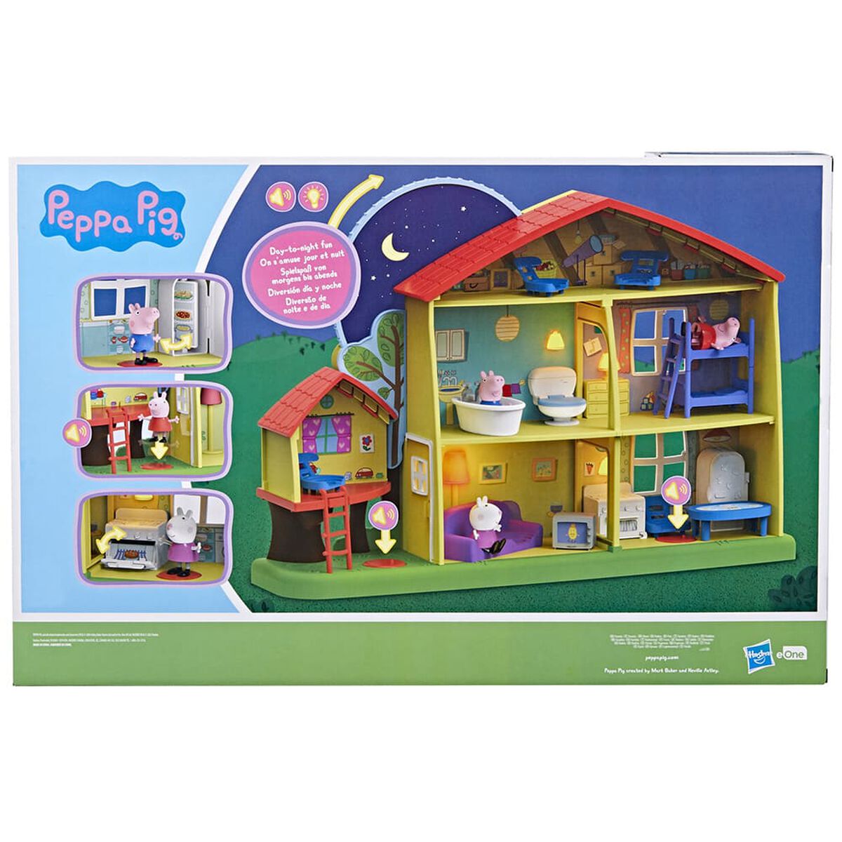 Figura de Acción Peppa Pig Día y Noche en la Casa de Peppa Pig