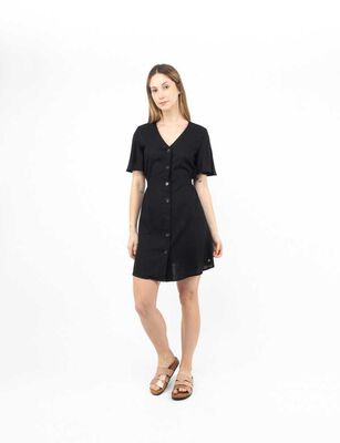 Imagen 1 del producto Vestido Corto Manga Corta Mujer Zibel Negro