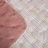 Quilt Horizon Sherpa Casa Linda 1,5 Plazas Rosa