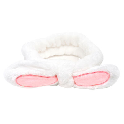 Cintillo Make Up Orejas Cortas Blanco Skinlab