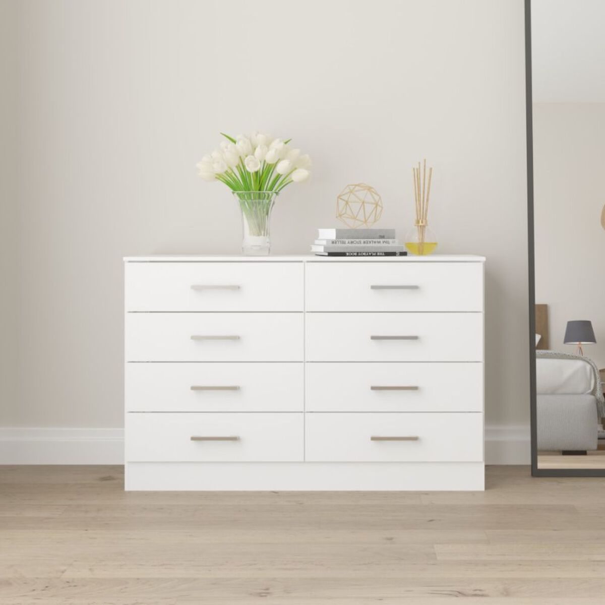Comoda Exit 8 Cajones Blanco
