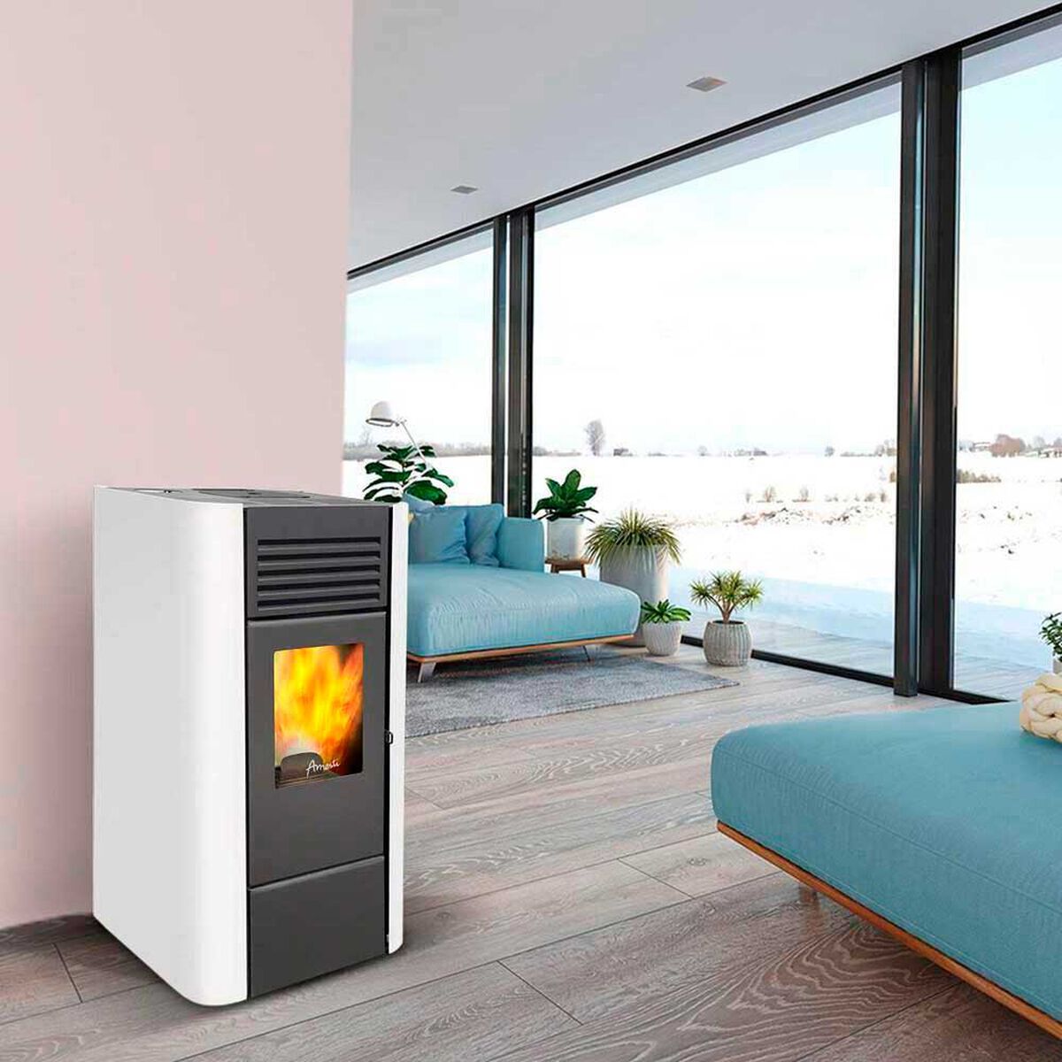 Calefactor a Pellet Amesti Milano