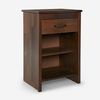 Respaldo + Velador Rosen 1,5 Plazas Maurice Chocolate