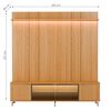 Rack + Panel TV Decocasa Neon Float hasta 85" Carvalho
