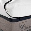 Cama Europea Balance King Base Dividida + Mueble + Respaldo Eufrates