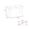 Escritorio TuHome Dubai 120 Duna/Wengue