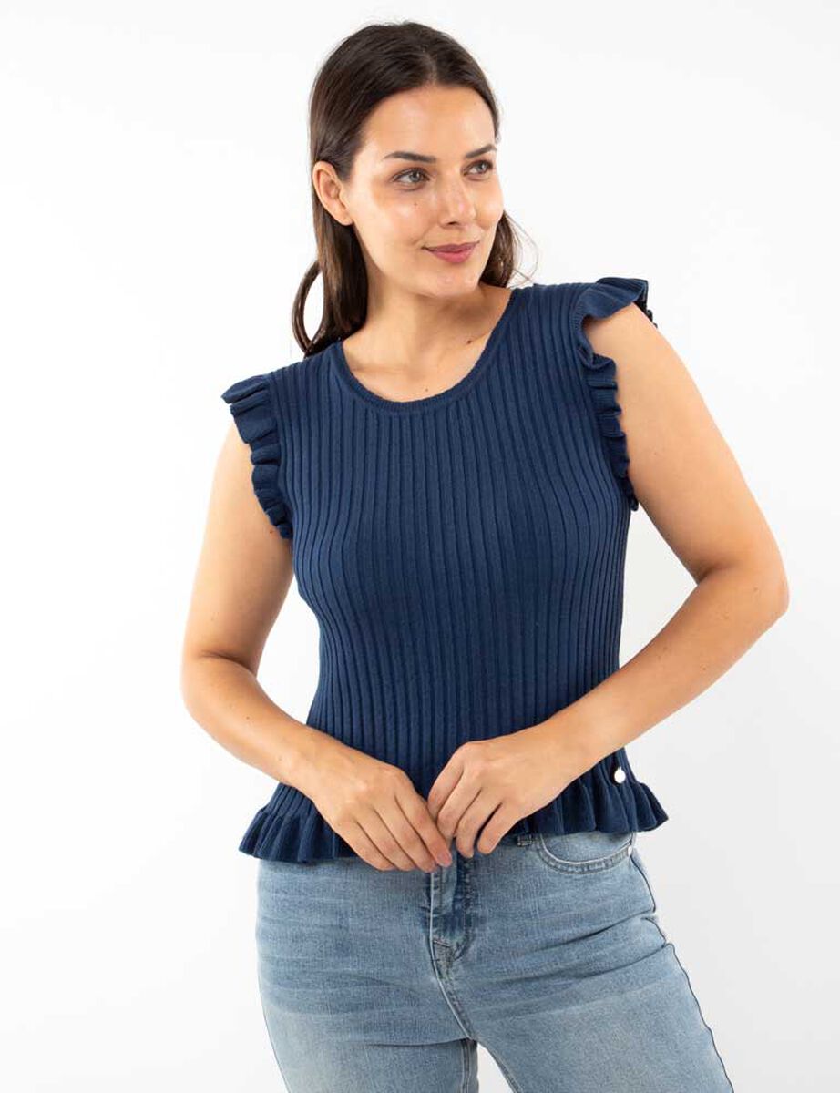 Polera Sin Mangas Mujer Zibel