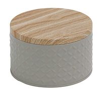 Lata Decorativa Metal Vgo 6.3 x 10 cm Gris