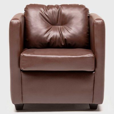 Poltrona Cabsur Caburga PU Café