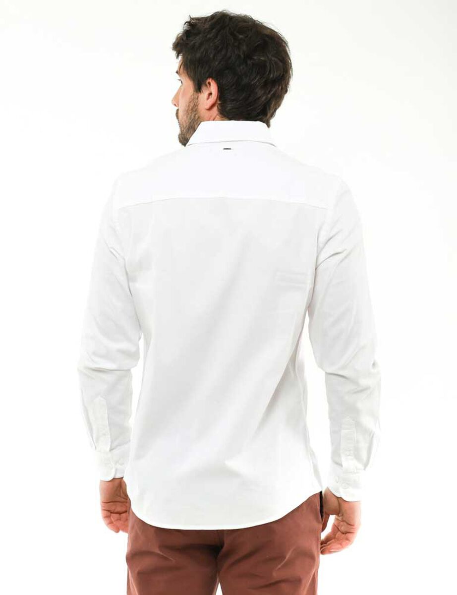 Camisa Algodón Manga Larga Hombre Zibel