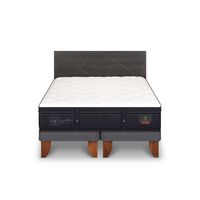 Cama Europea CIC Base Normal King Súper Premium + Respaldo Villarrica