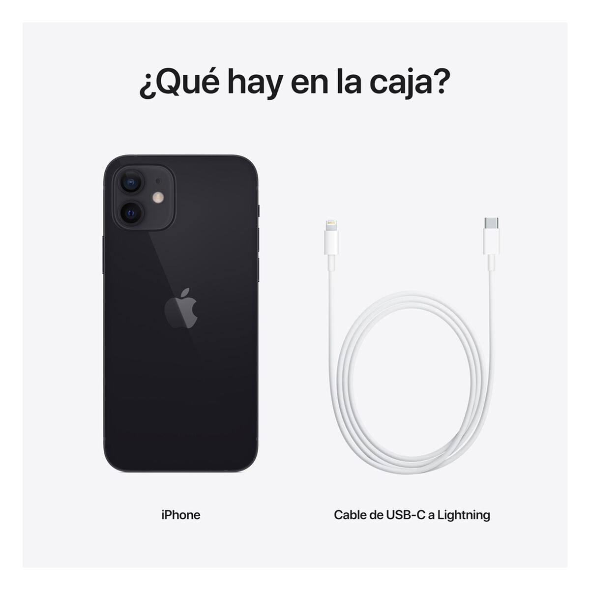 Celular Apple iPhone 12 64GB 6,1" Negro Claro
