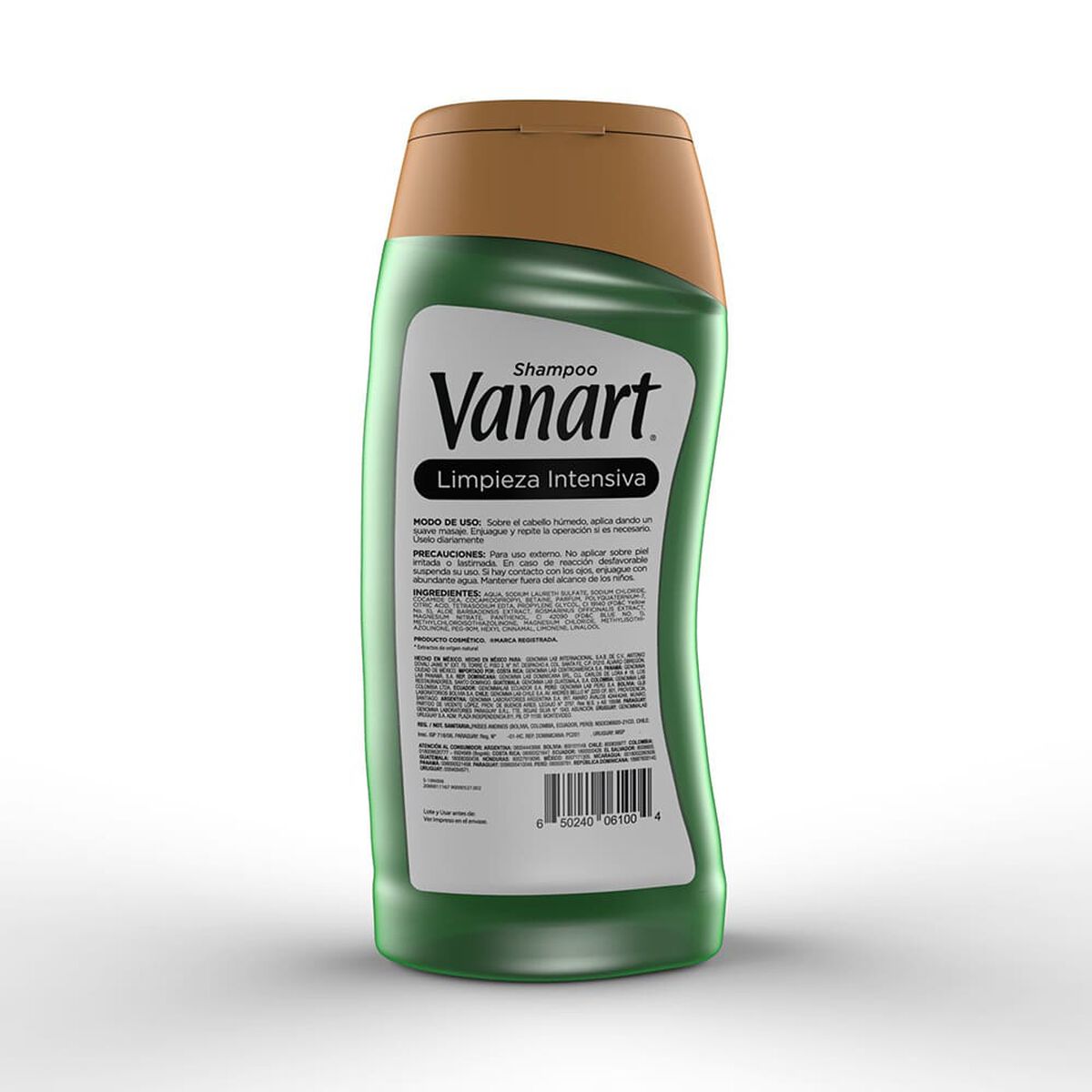 Shampoo Limpieza Profunda Sabiduría Herbal Vanart 600 ml
